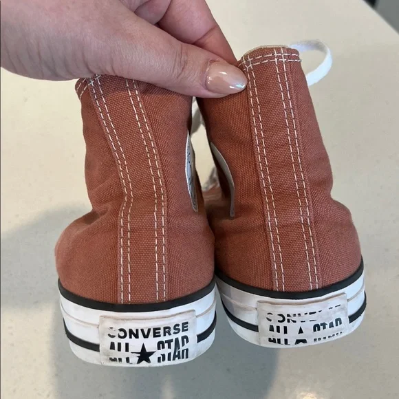 Converse High-Top Sneakers - Rust - W6 - Picture 4 of 8